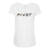 Pivot of The Friends Parody Maternity Scoop Neck T-shirt