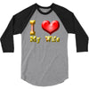 i heart my wife 3/4 Sleeve Shirt