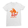 mega fire Ladies Fitted T-Shirt
