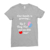 Our Family is Growing Ladies Fitted T-Shirt