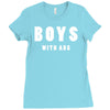 boys with abs Ladies Fitted T-Shirt