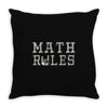 math rules Throw Pillow