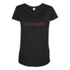 i love you but if zombies cgase us i'm tripping you Maternity Scoop Neck T-shirt