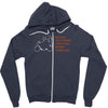 couple biker Zipper Hoodie