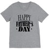 happy father day greeting V-Neck Tee