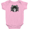 skull racer Baby Onesie