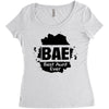 Bae Best Auntie Ever Women's Triblend Scoop T-shirt