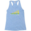 evolution of lego man Racerback Tank