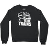 i like trains Crewneck Sweatshirt