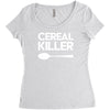 cereal killer Women's Triblend Scoop T-shirt