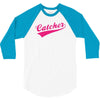gay pride catcher funny 3/4 Sleeve Shirt