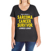 This is What a Sarcoma Cancer Survivor Looks Like Ladies Curvy T-Shirt