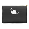 apatosaurus white Accessory Pouches