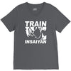 silver edition train insaiyan dragonball z insane bodybuilding goku V-Neck Tee