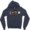 hello avengers Zipper Hoodie