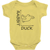 rabbit duck Baby Bodysuit