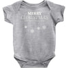 merry christmas and happy new year Baby Bodysuit