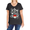 ichoose you Ladies Curvy T-Shirt