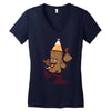cool characters Women's V-Neck T-Shirt