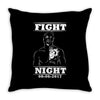 Fight Night Throw Pillow