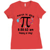 happy pi day pi day 2015 3 14 15 9 26 53 Ladies Fitted T-Shirt