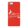 merry christmas flower iPhone 7 Case