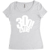 300 club Women's Triblend Scoop T-shirt