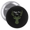 happy new year Pin-back button