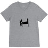 funny caution pinball wiz square V-Neck Tee