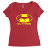 buttman Women's Triblend Scoop T-shirt