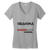 grandma loading Women's V-Neck T-Shirt