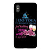 yoga and wine iPhoneX