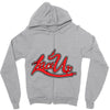 lace up Zipper Hoodie