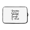 feminism is my second favorite f word Laptop sleeve