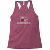 i' love my helicopter pilot Racerback Tank