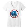 angry captain Women's V-Neck T-Shirt