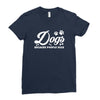 Dogs Because People Suck Ladies Fitted T-Shirt