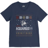 santa aquarius christmas ugly t shirts V-Neck Tee