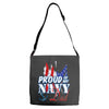 navy dad Adjustable Strap Totes