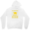 ugly sweater party beer bear funny Unisex Hoodie