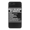 rules for dating my daughter iPhone 7 Plus Case