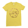 i accept cookies brown Ladies Fitted T-Shirt