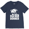 ted fick dich donner V-Neck Tee