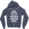 tits out for the boys Zipper Hoodie