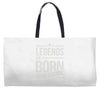 legends are born in december Weekender Totes