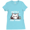 catffeine Ladies Fitted T-Shirt