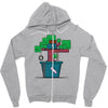 plant house Zipper Hoodie