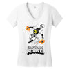captain marvel 3 Women's V-Neck T-Shirt