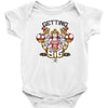 peach's gym Baby Bodysuit