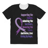 supporting the fighter, admiring the survivors, honoring the taken All Over Women's T-shirt